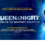 Promotional poster for the event, featuring the details and an image of Whitney Houston.
