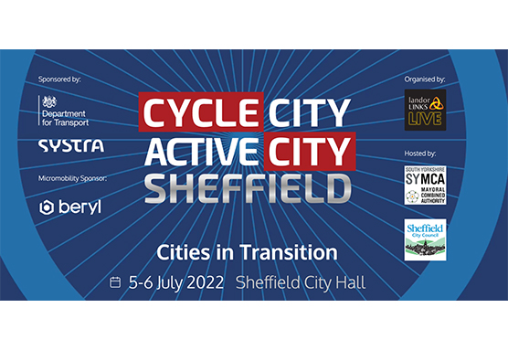 The logo for Cycle City Active City Sheffield.