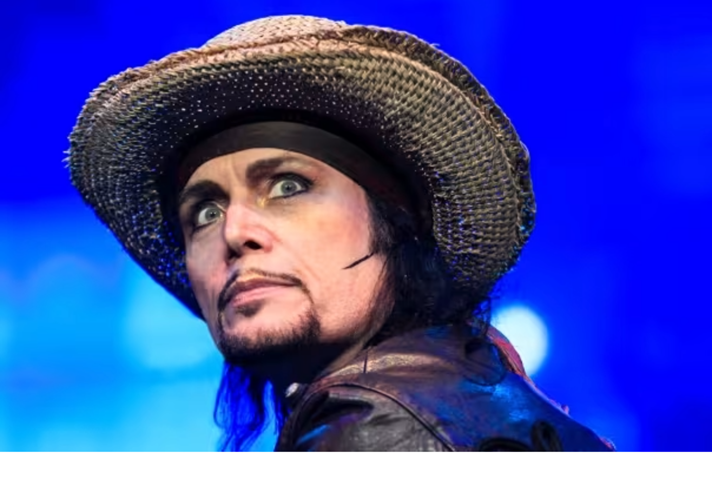 A photograph of icon Adam Ant.