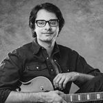 Black and white photo of Sunjay.