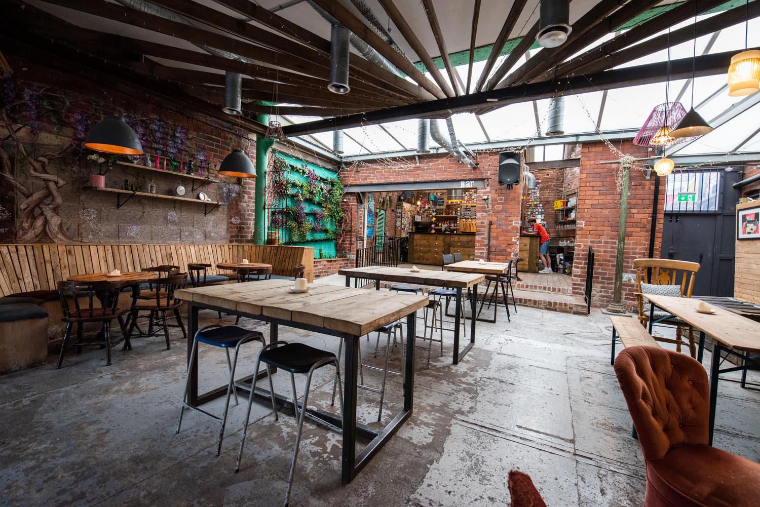 Interior of The Old Workshop.