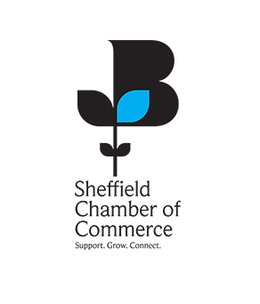 The Sheffield Chamber Of Commerce logo.