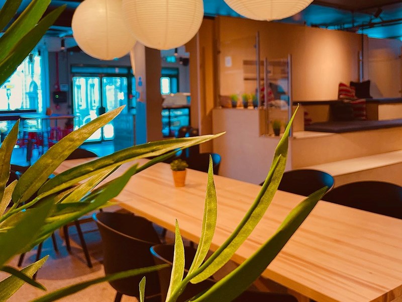 Photograph of the interior of Hygge.