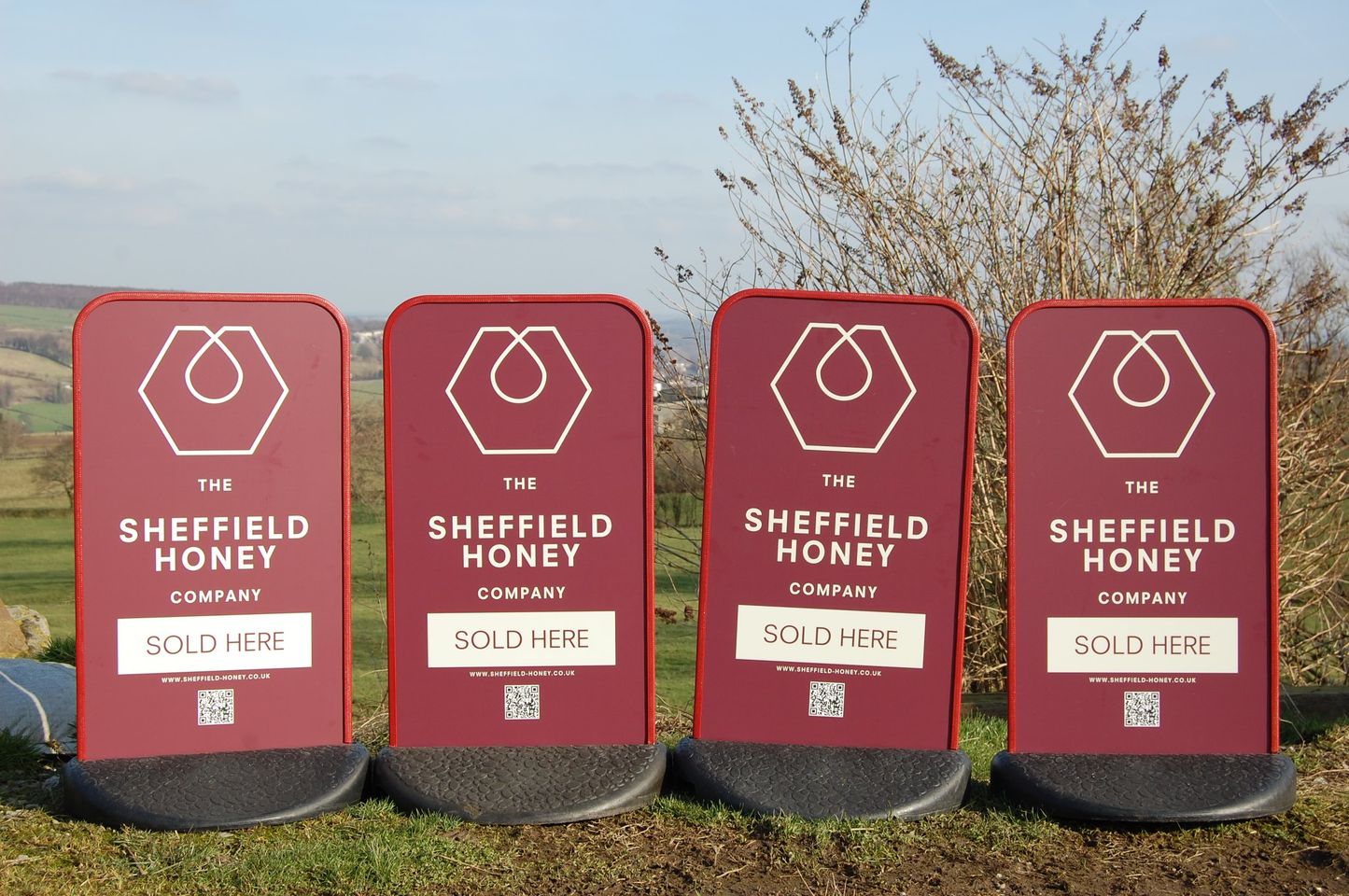 Signs for The Sheffield Honey Company