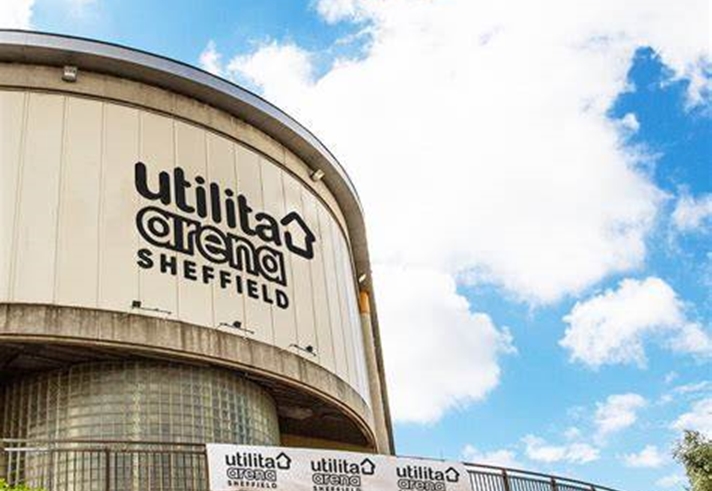 The exterior of Utilita Arena Sheffield.