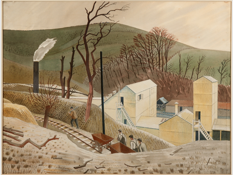 Eric Ravilious, Cement Works No.2, 1934