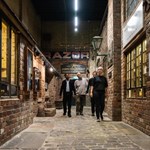A row of recreated workshops (or little mesters as they were called) in Kelham Island Museum.