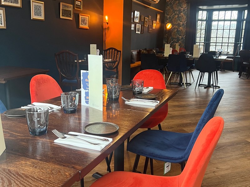 The dining room at The Psalter.